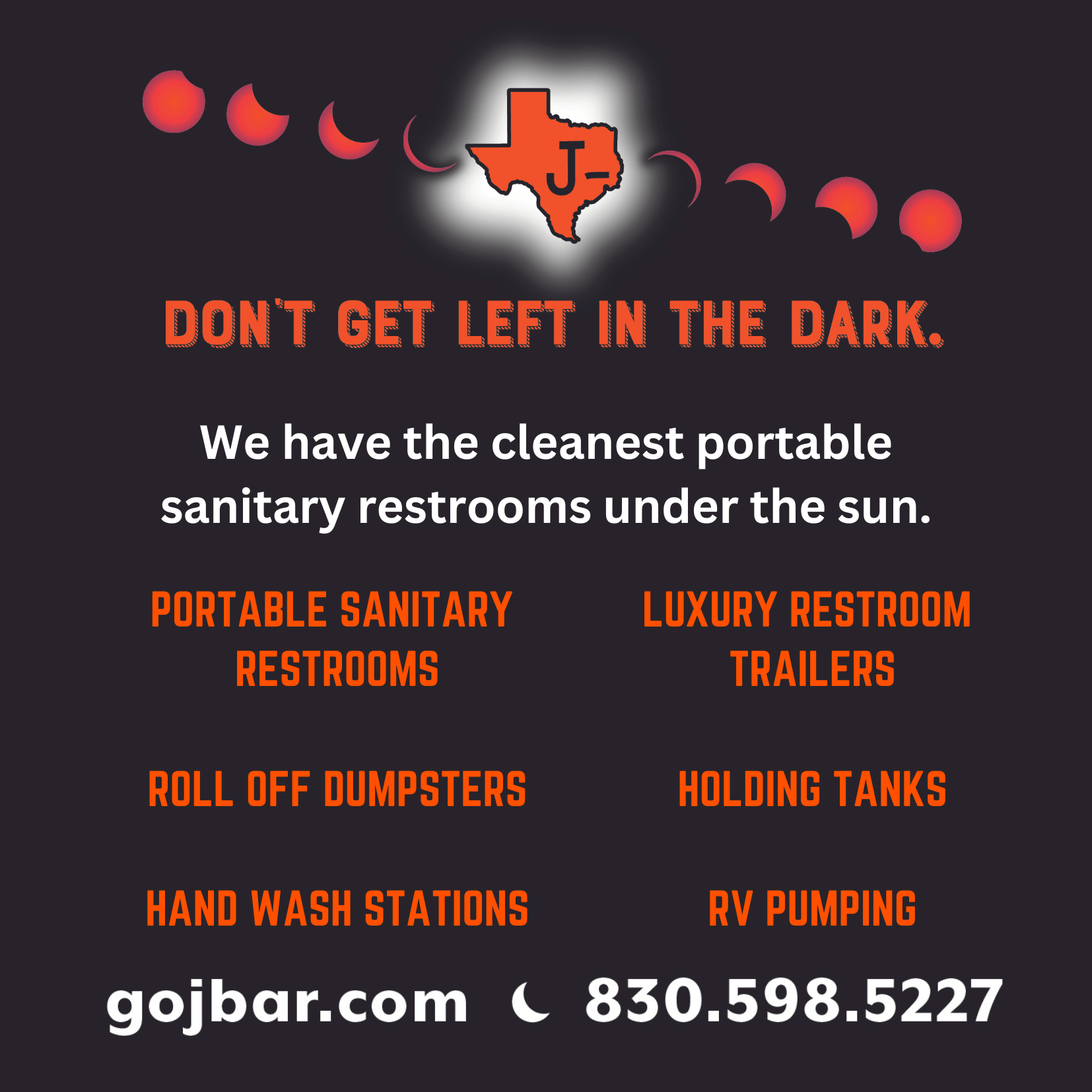 Don't Get Caught in the Dark: The Crucial Role of waste removal in Eclipse Event Planning